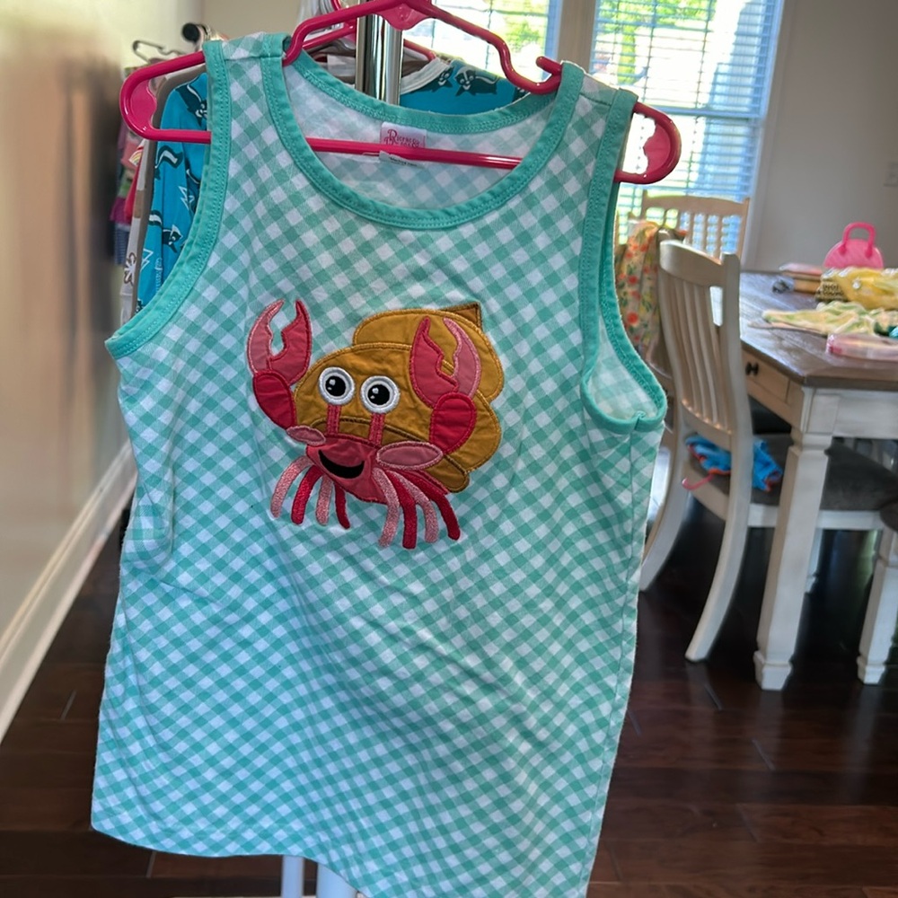 Ricrac and Ruffles, NWOT, size 10, summer tank